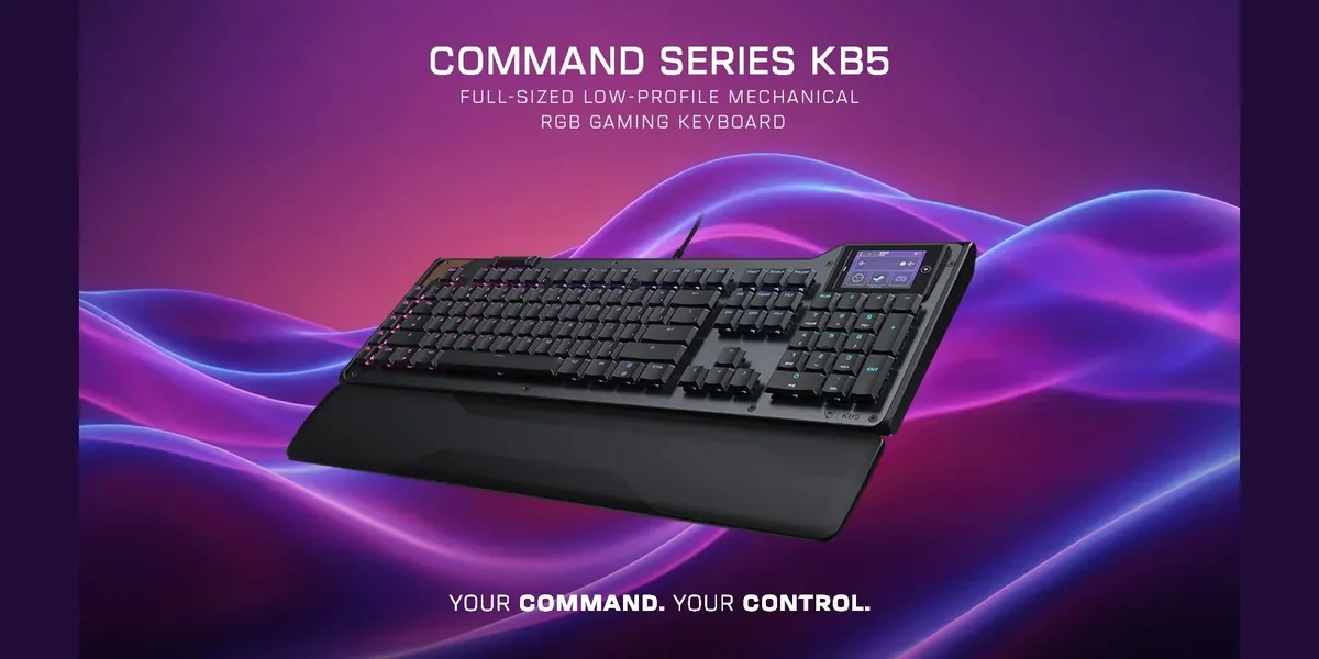¿Es la Turtle Beach Command Series KB5 el futuro del teclado gracias a su pantalla táctil?