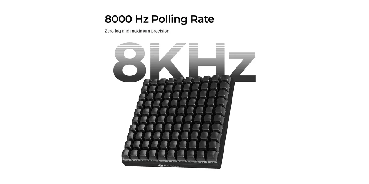 Keychron C100 8K: un macro pad de 100 teclas a 8.000 Hz