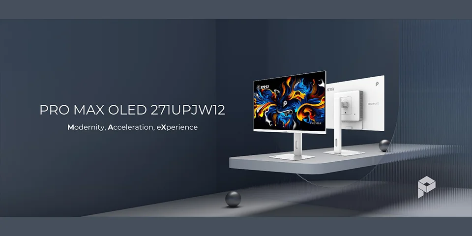 MSI PRO MAX OLED 271UPJW12: el primer 4K con panel IJP